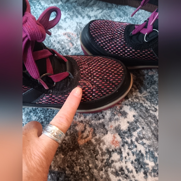 Sorel plaid pink winter snowboots - Picture 5 of 8